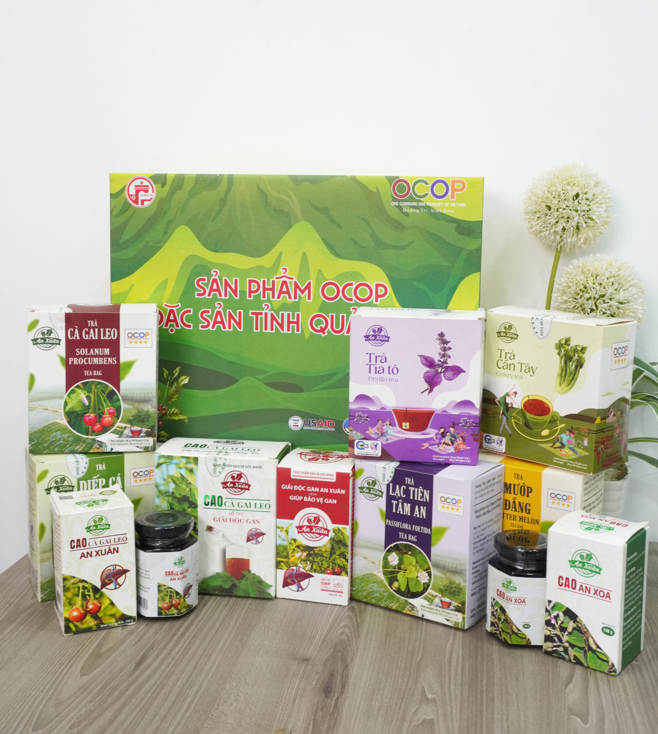 Các sản phẩm OCOP 5 sao Quảng Trị xuất khẩu chính ngạch sang Mỹ.