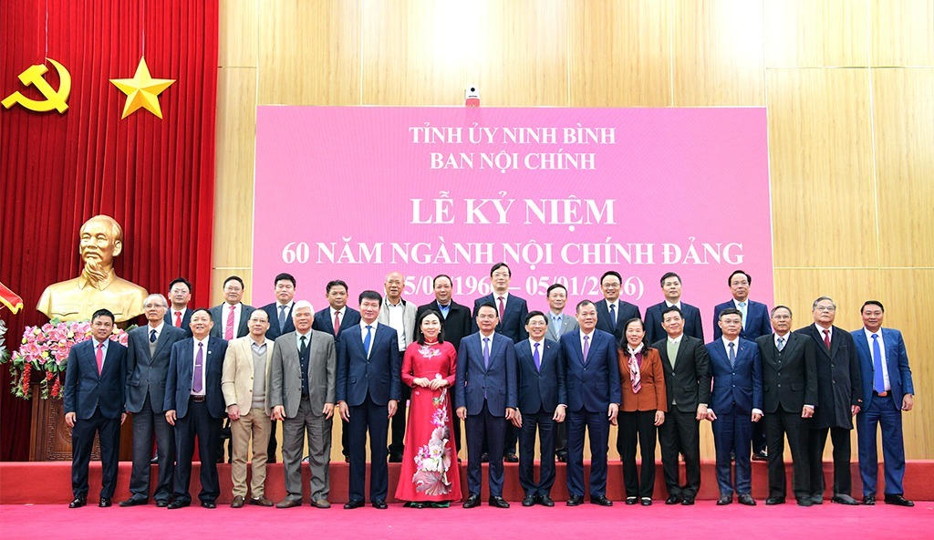 Ninh Bình kỷ niệm 60 năm Ngày truyền thống ngành Nội chính Đảng