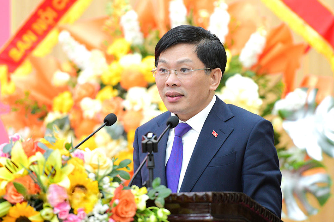 Ông Đặng Văn Dũng - Phó Trưởng Ban Nội chính Trung ương phát biểu tại buổi lễ&nbsp;(Ảnh: Trần Ích)