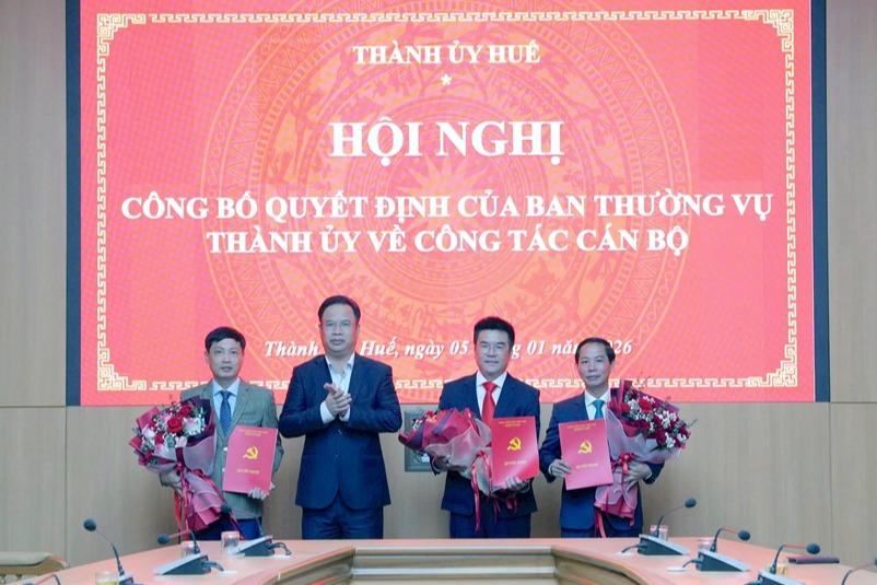Huế điều động hai cán bộ giữ chức Bí thư Đảng ủy phường 