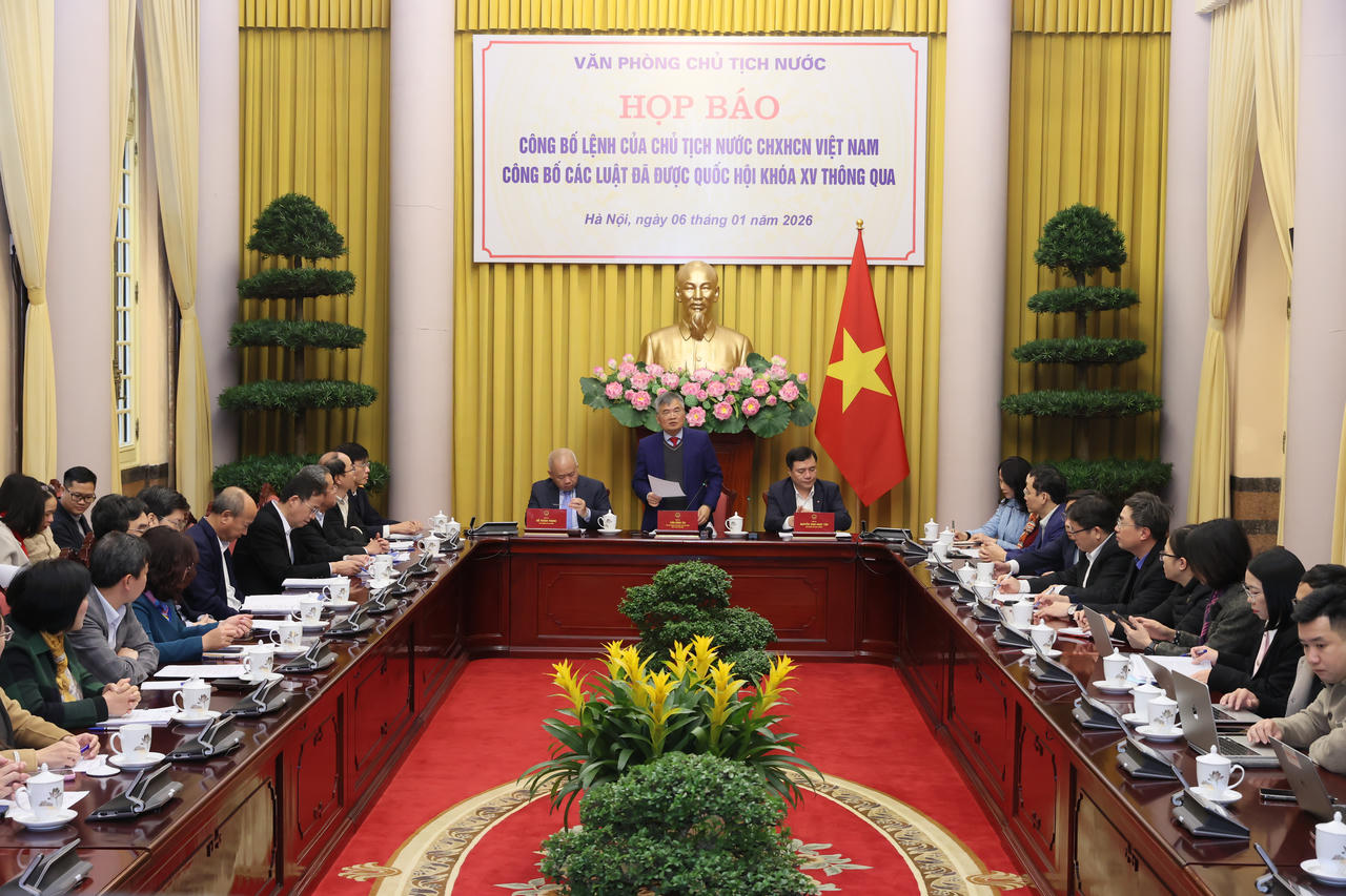 Công bố Lệnh của Chủ tịch nước về 12 luật đã được Quốc hội thông qua