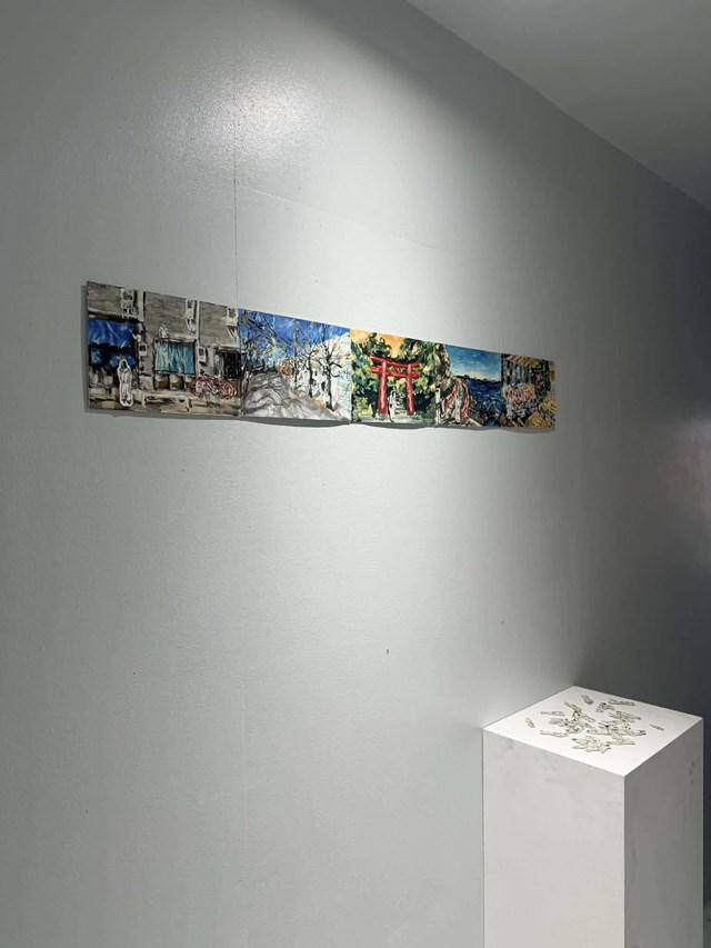 Tác phẩm "Where are we?." của tác giả Đinh Bảo Nghi - Học sinh Tài năng Trung tâm GATE.