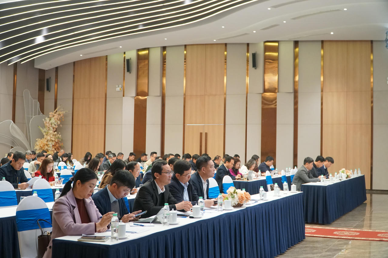 Đại diện các Sở, ngành và cơ quan báo chí tham dự Họp báo. Ảnh: Tuyết Lan