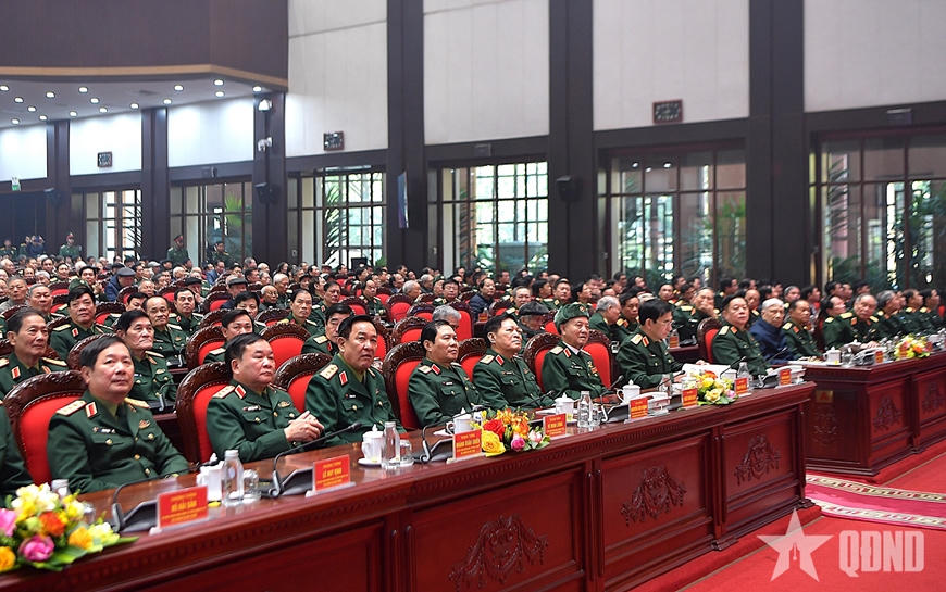 Các đại biểu tham dự buổi gặp mặt. Ảnh: qdnd.vn