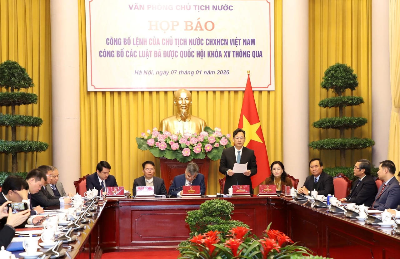 Quang cảnh buổi họp báo