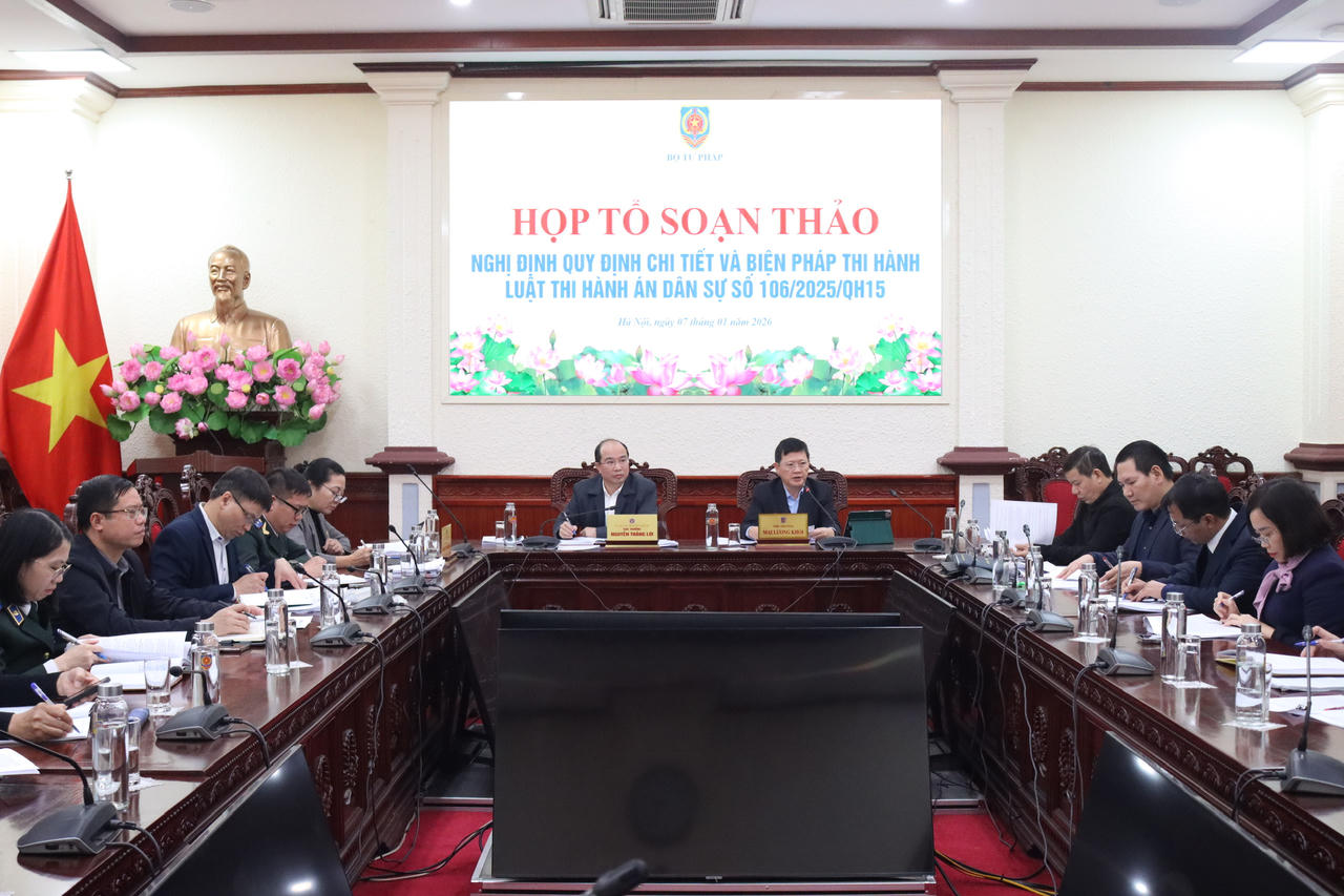 Hoàn thiện dự thảo Nghị định quy định chi tiết một số điều và biện pháp thi hành Luật Thi hành án dân sự