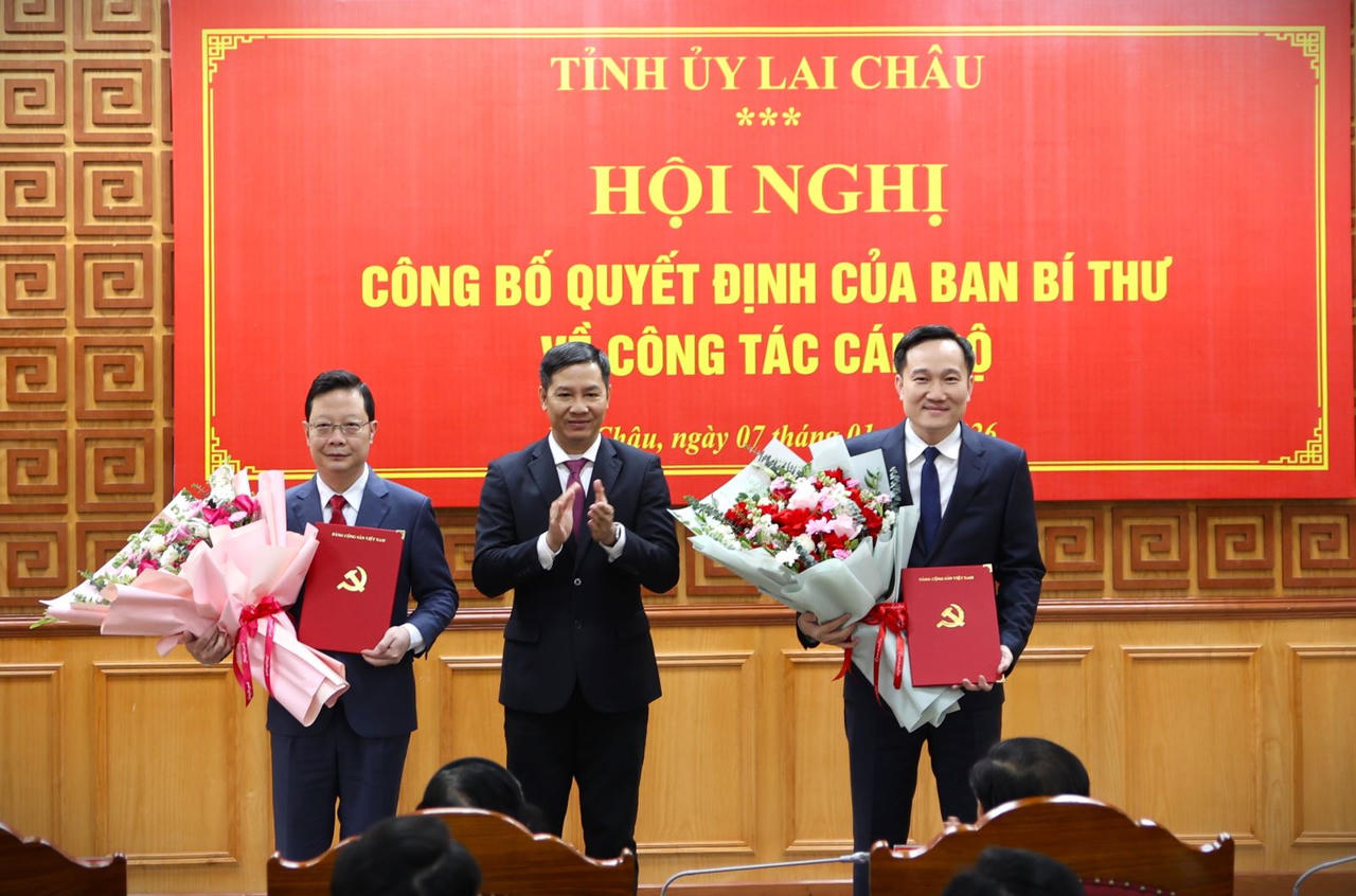 Lai Châu có hai tân Phó Bí thư Tỉnh ủy 