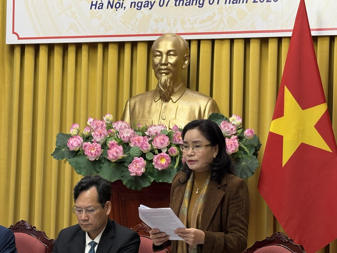 Thứ trưởng Bộ VHTT&DL Trịnh Thị Thủy.