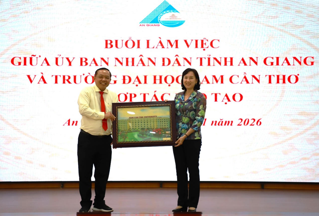 An Giang thúc đẩy hợp tác với Trường Đại học Nam Cần Thơ trong đào tạo và phát triển nguồn nhân lực