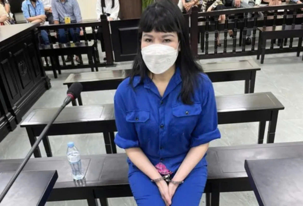 Bị cáo Vũ Thị Thu Nhung, cựu Phó Giám đốc Eximbank chi nhánh Ba Đình