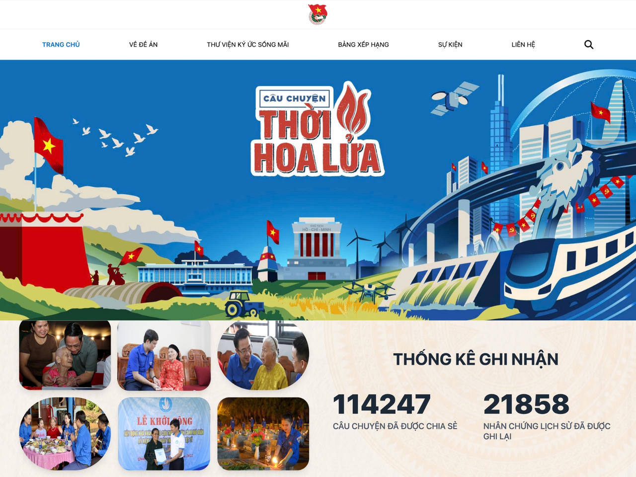 Đề án “Câu chuyện thời hoa lửa” là Đề án do Ban Bí thư Trung ương Đoàn TNCS Hồ Chí Minh phát động từ 27/7/2025 đến 27/7/2026. (Nguồn: TƯ Đoàn TNCS Hồ Chí Minh)