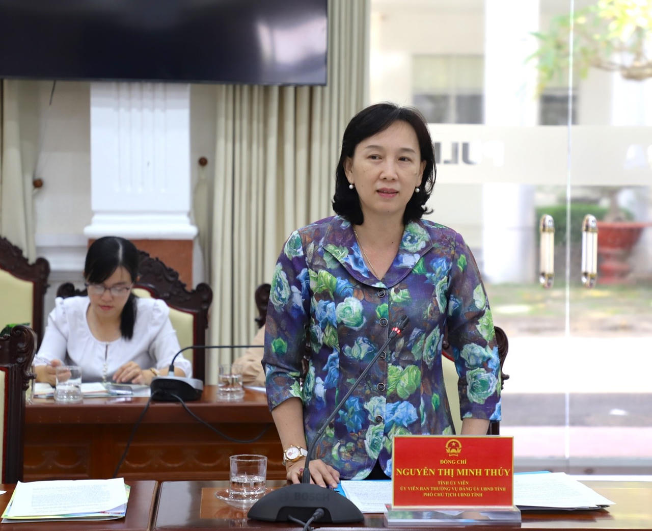 Phó Chủ tịch UBND tỉnh An Giang Nguyễn Thị Minh Thúy kết luận tại buổi làm việc