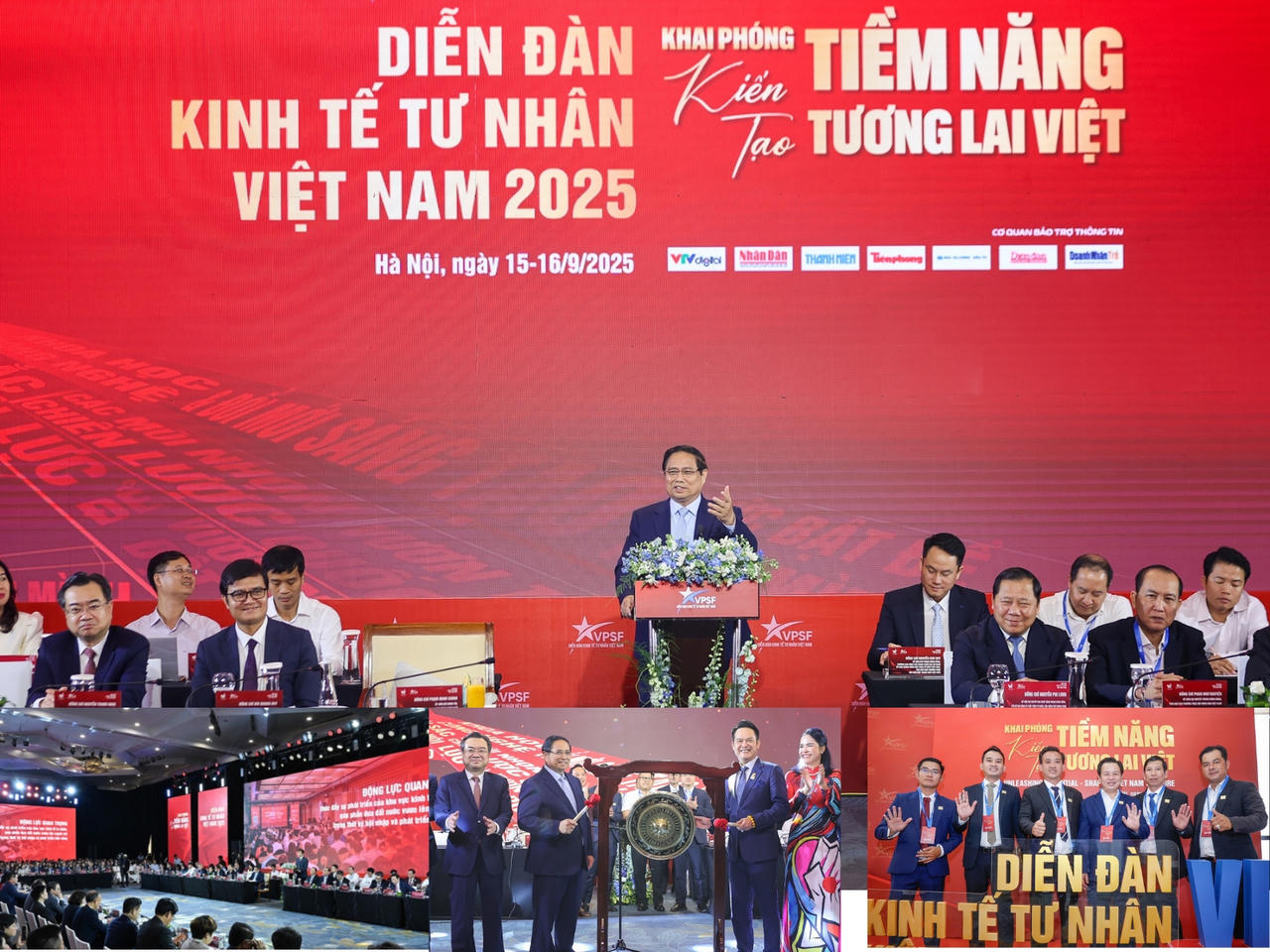 Diễn đàn Kinh tế tư nhân Việt Nam 2025 đã mở ra không gian đối thoại, hiến kế và kết nối tri. (Nguồn: TƯ Đoàn TNCS Hồ Chí Minh)