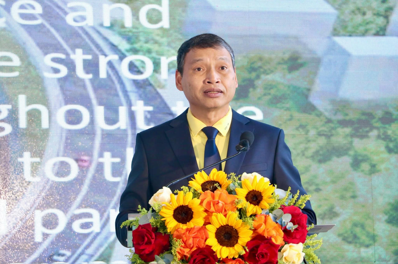 Phó Chủ tịch Thường trực UBND TP Đà Nẵng Hồ Kỳ Minh phát biểu tại buổi lễ. 