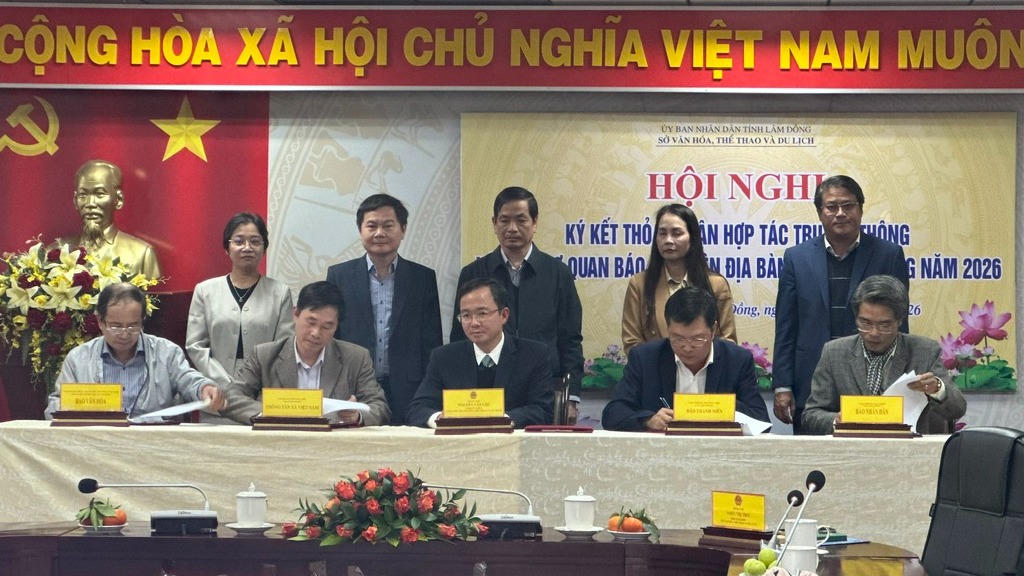 Lâm Đồng ký kết hợp tác truyền thông với 29 cơ quan báo chí