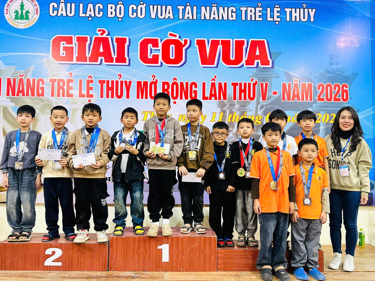 Quảng Trị: Gần 400 kỳ thủ nhí tranh tài tại Giải Cờ vua Tài năng trẻ lần thứ 5