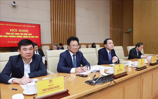 Hội nghị triển khai nhiệm vụ năm 2026 của Ban Chấp hành Đảng bộ Chính phủ