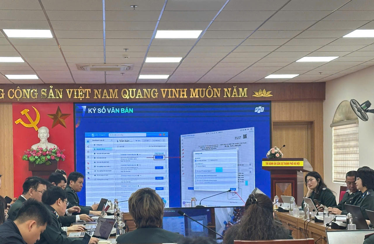 Nền tảng số Thi hành án dân sự: Sẵn sàng triển khai toàn quốc từ ngày 20/1