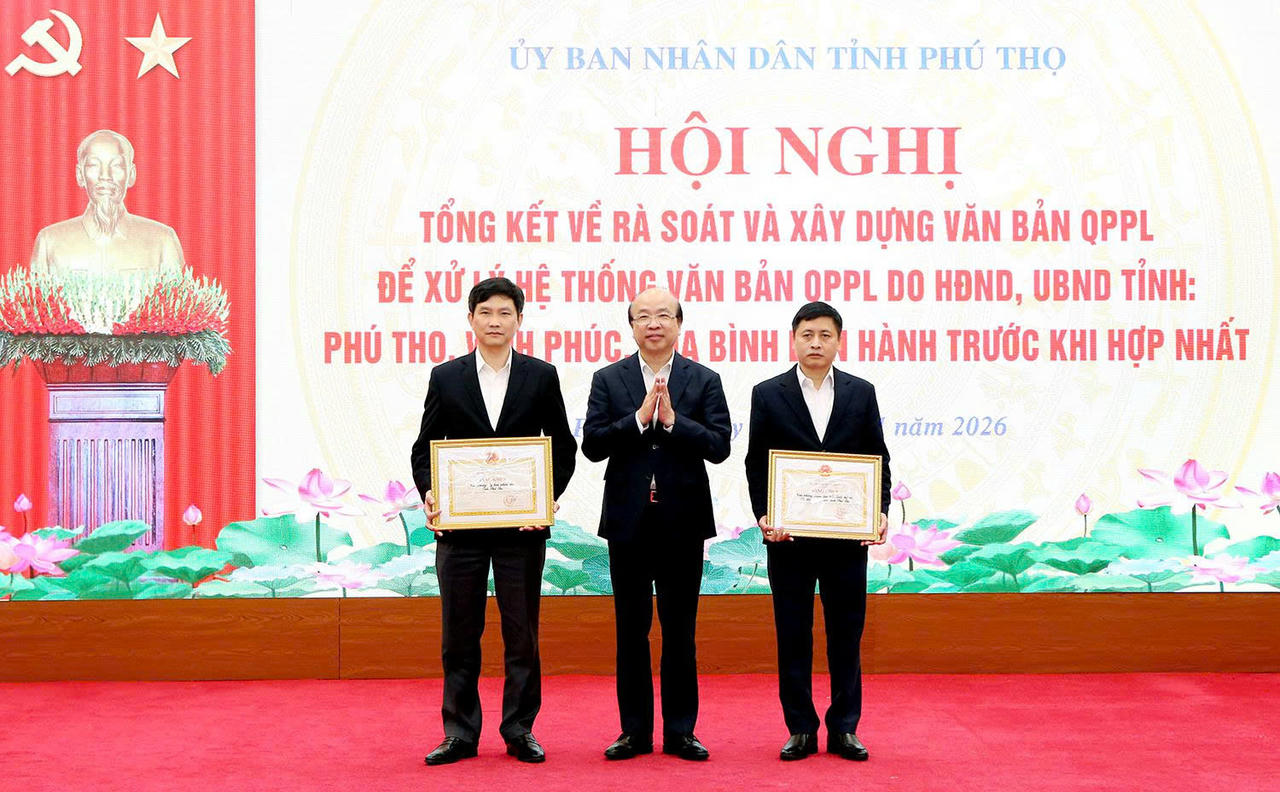 Phú Thọ “làm sạch” văn bản quy phạm pháp luật sớm hơn 15 tháng