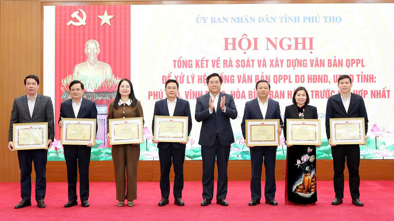 Phú Thọ “làm sạch” văn bản quy phạm pháp luật sớm hơn 15 tháng
