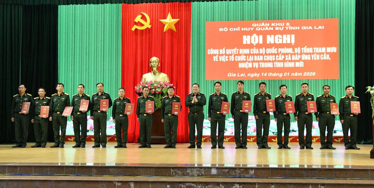 Gia Lai: Yêu cầu 135 Chỉ huy trưởng Ban Chỉ huy Quân sự cấp xã nhanh chóng tiếp cận địa bàn