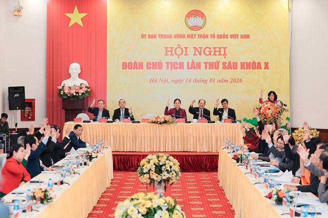 Khai mạc Hội nghị Đoàn Chủ tịch Ủy ban Trung ương MTTQ Việt Nam lần thứ Sáu khóa X