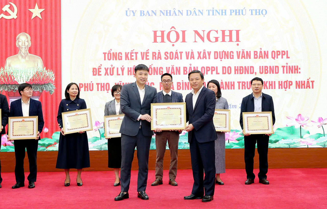 Phú Thọ “làm sạch” văn bản quy phạm pháp luật sớm hơn 15 tháng
