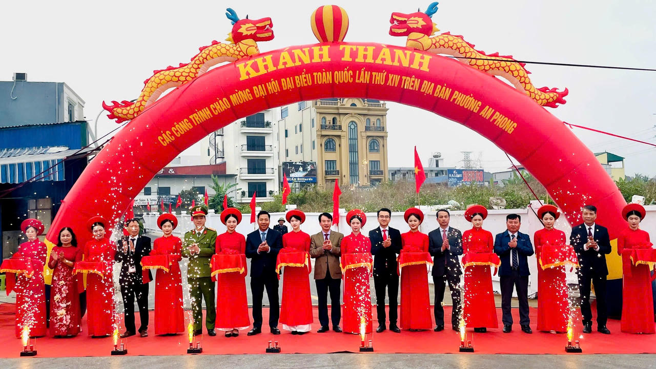 Phường An Phong (Hải Phòng) khánh thành công trình giao thông đô thị, chào mừng Đại hội XIV của Đảng