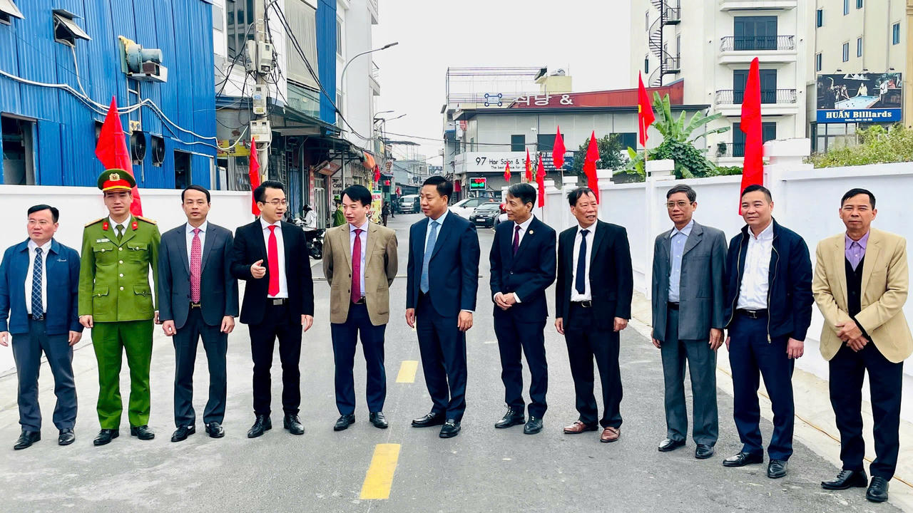 Phường An Phong (Hải Phòng) khánh thành công trình giao thông đô thị, chào mừng Đại hội XIV của Đảng