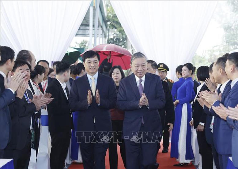 Tổng Bí thư Tô Lâm dự khởi công Dự án Khu phức hợp Y tế-Chăm sóc sức khỏe người cao tuổi- Ảnh 1.