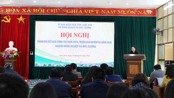 Sở Nông nghiệp và Môi trường  Lạng Sơn triển khai nhiệm vụ năm 2026
