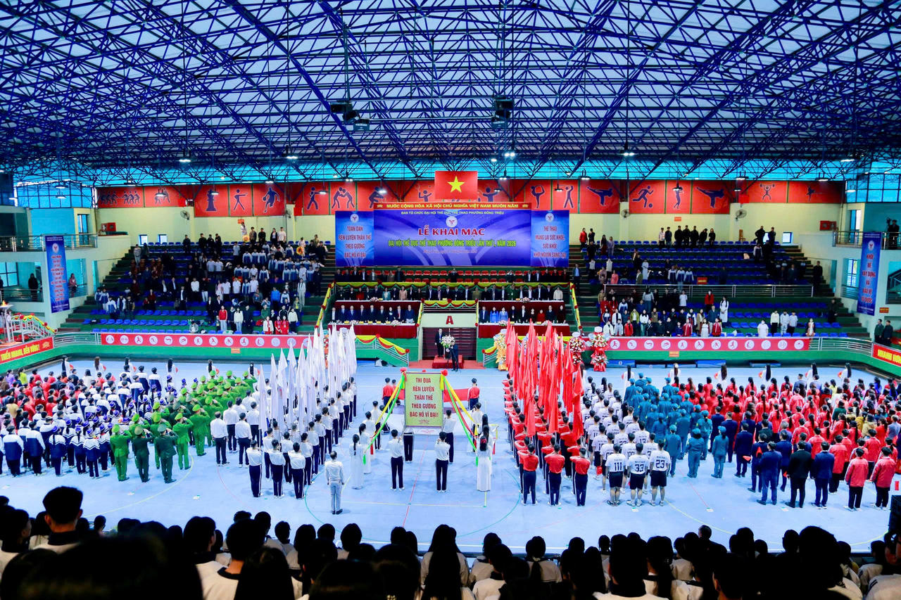 Phường Đông Triều (Quảng Ninh): Khai mạc Đại hội thể dục thể thao chào mừng các ngày lễ lớn của đất nước