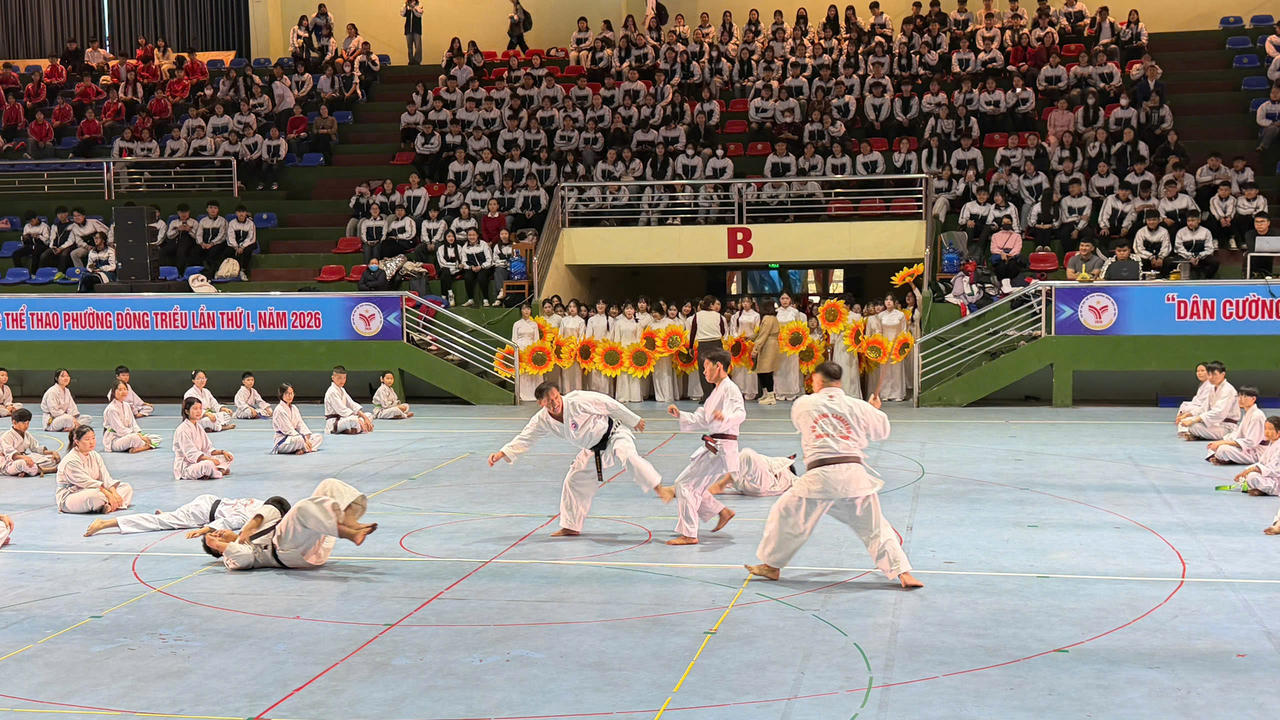 Phường Đông Triều (Quảng Ninh): Khai mạc Đại hội thể dục thể thao chào mừng các ngày lễ lớn của đất nước