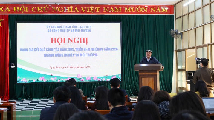 Sở Nông nghiệp và Môi trường  Lạng Sơn triển khai nhiệm vụ năm 2026
