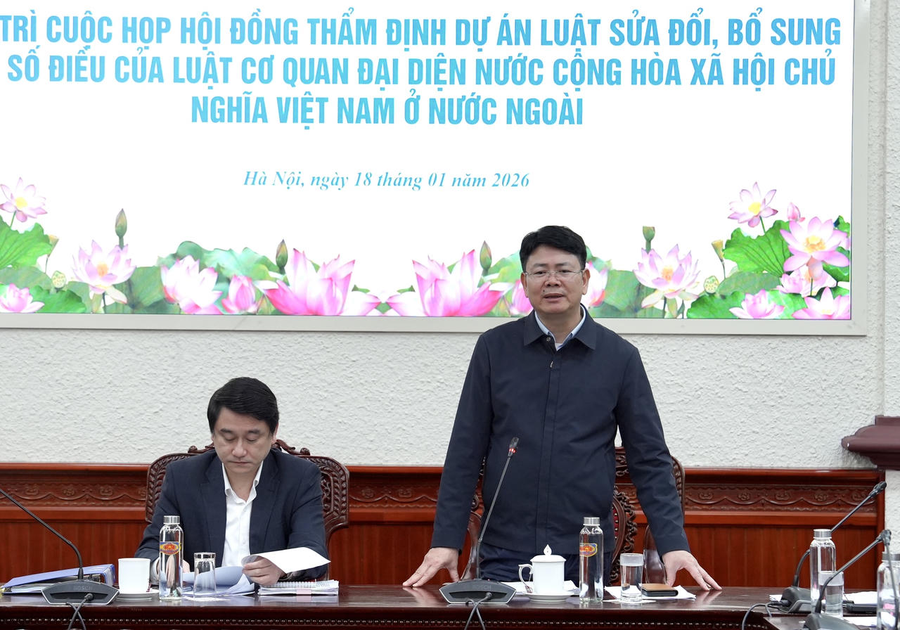 Thứ trưởng Bộ Tư pháp Nguyễn Thanh Tịnh phát biểu kết luận.