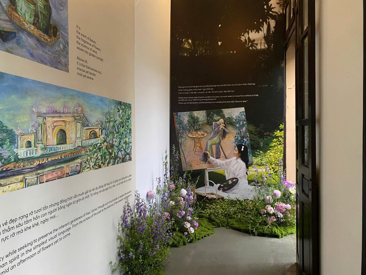 Triển lãm tranh 'Mộng giữa chiều hoa' của họa sĩ Lê Trang