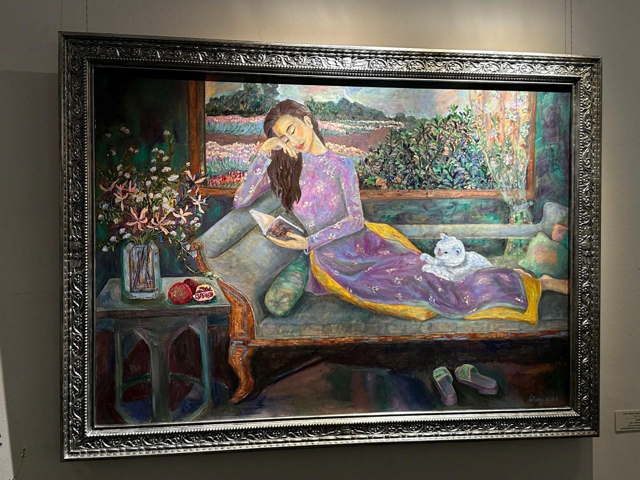 Triển lãm tranh 'Mộng giữa chiều hoa' của họa sĩ Lê Trang