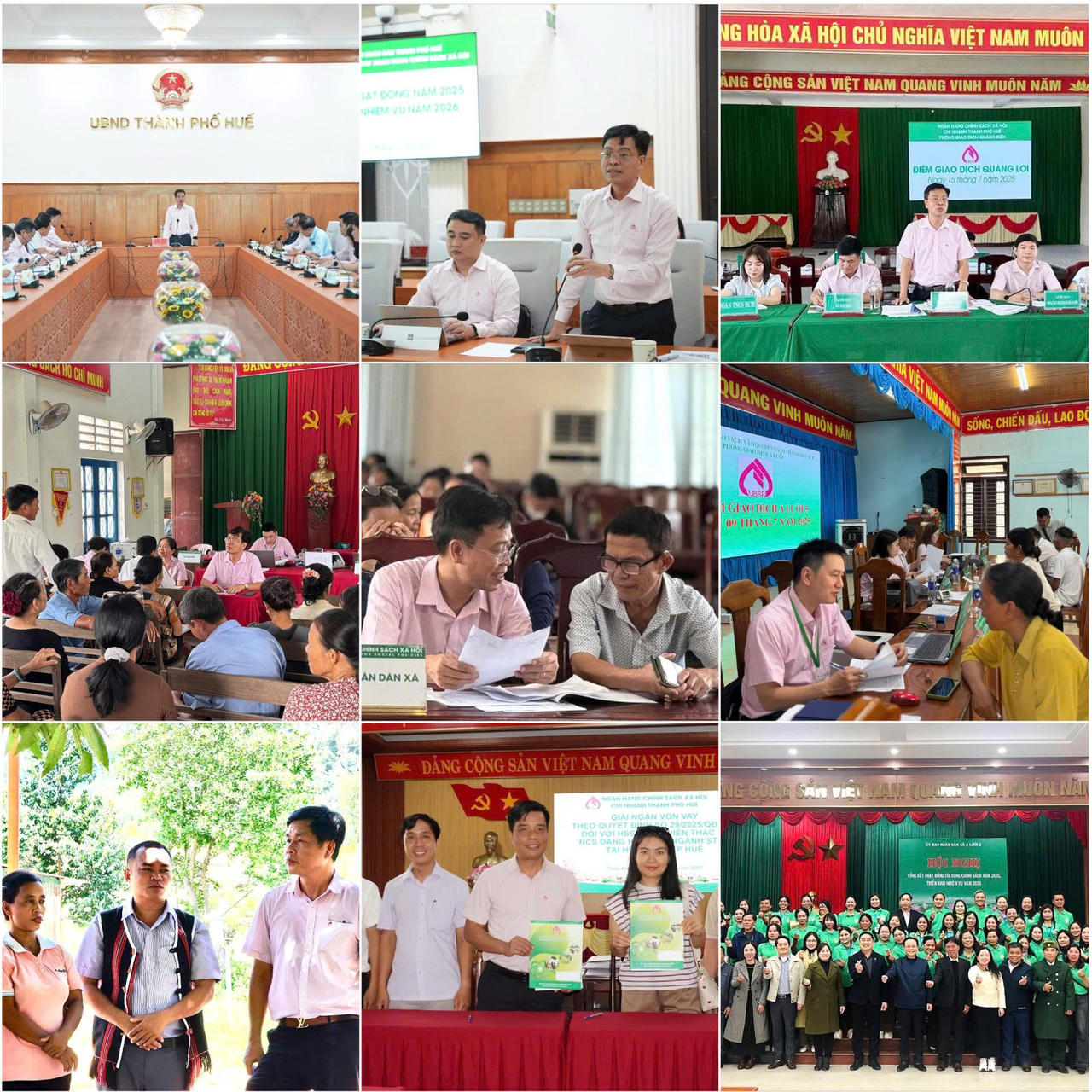 Thành lập Ban đại diện Hội đồng quản trị Ngân hàng Chính sách xã hội cấp xã