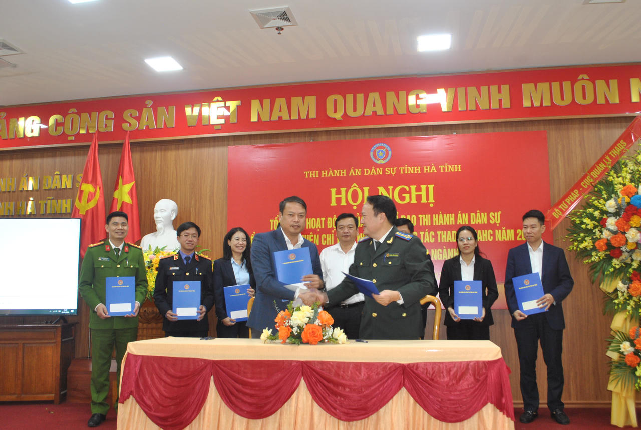 Ban Chỉ đạo THADS Hà Tĩnh: Điểm tựa điều phối, tháo gỡ 'nút thắt' nâng cao hiệu quả thi hành án