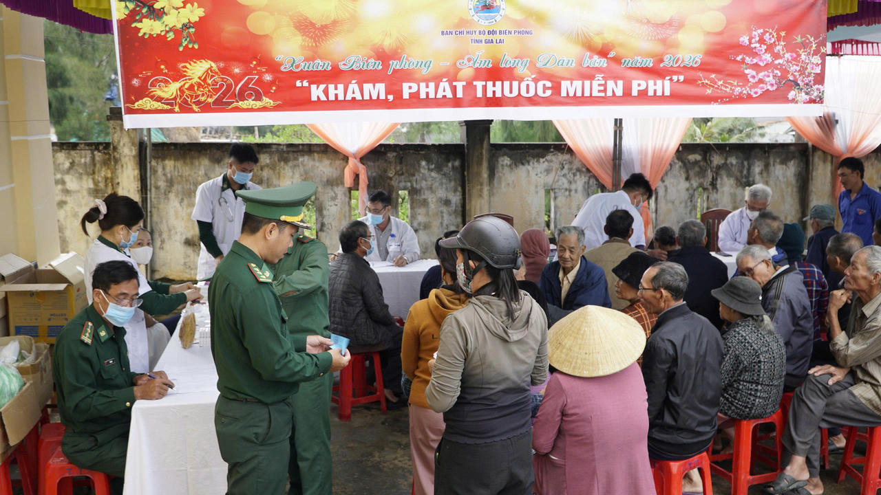 “Xuân Biên phòng - Ấm lòng dân Bản” 2026: Điểm tựa vững chắc cho đồng bào biên giới Gia Lai