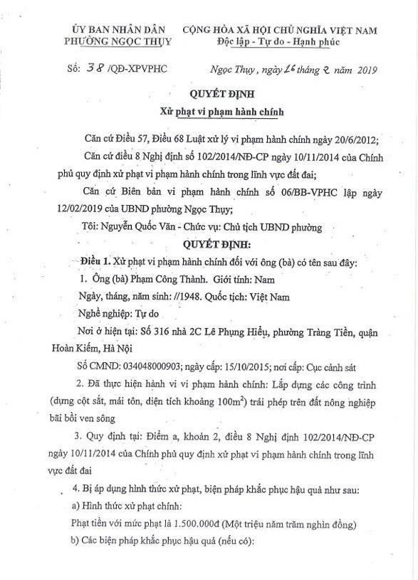 Bồ Đề, Hà Nội (Kỳ 2): Người thương binh già 6 năm mòn mỏi đi tìm công lý, Đâu là quyết định đúng- sai?