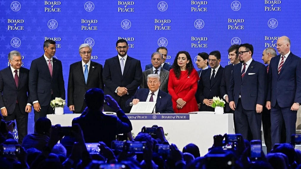 Phó Thủ tướng Bùi Thanh Sơn dự Lễ ký Hiến chương Hội đồng Hòa bình về chấm dứt xung đột tại Dải Gaza