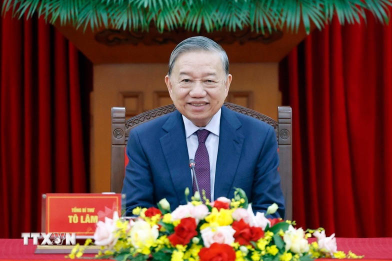 Tổng thống Nga Putin điện đàm với Tổng Bí thư Tô Lâm chúc mừng thành công Đại hội Đảng XIV