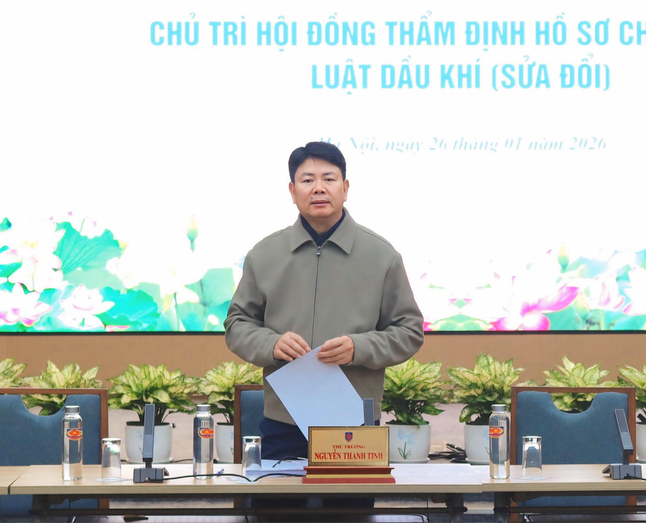 Thứ trưởng Bộ Tư pháp Nguyễn Thanh Tịnh phát biểu