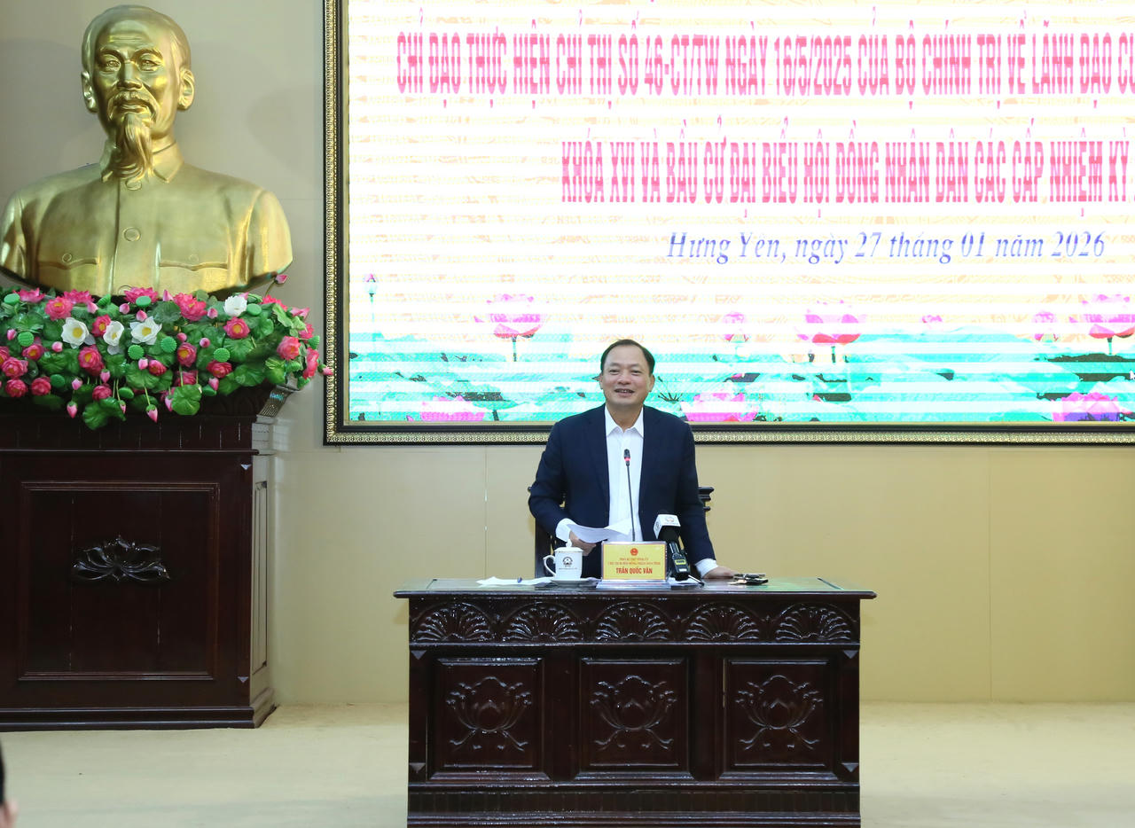 Hưng Yên: Hội nghị triển khai nhiệm vụ Đoàn Giám sát thực hiện các Chỉ thị của Bộ Chính trị