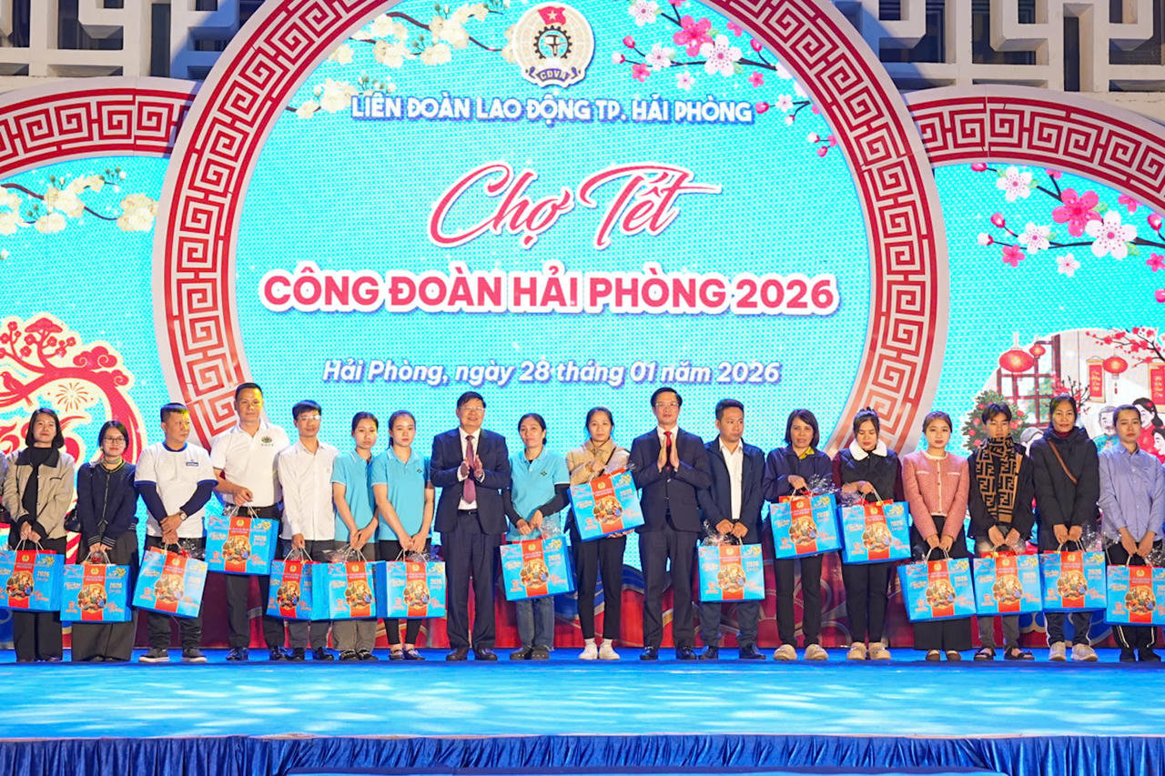 Công đoàn Hải Phòng chăm đời sống người lao động dịp Tết đến, Xuân về