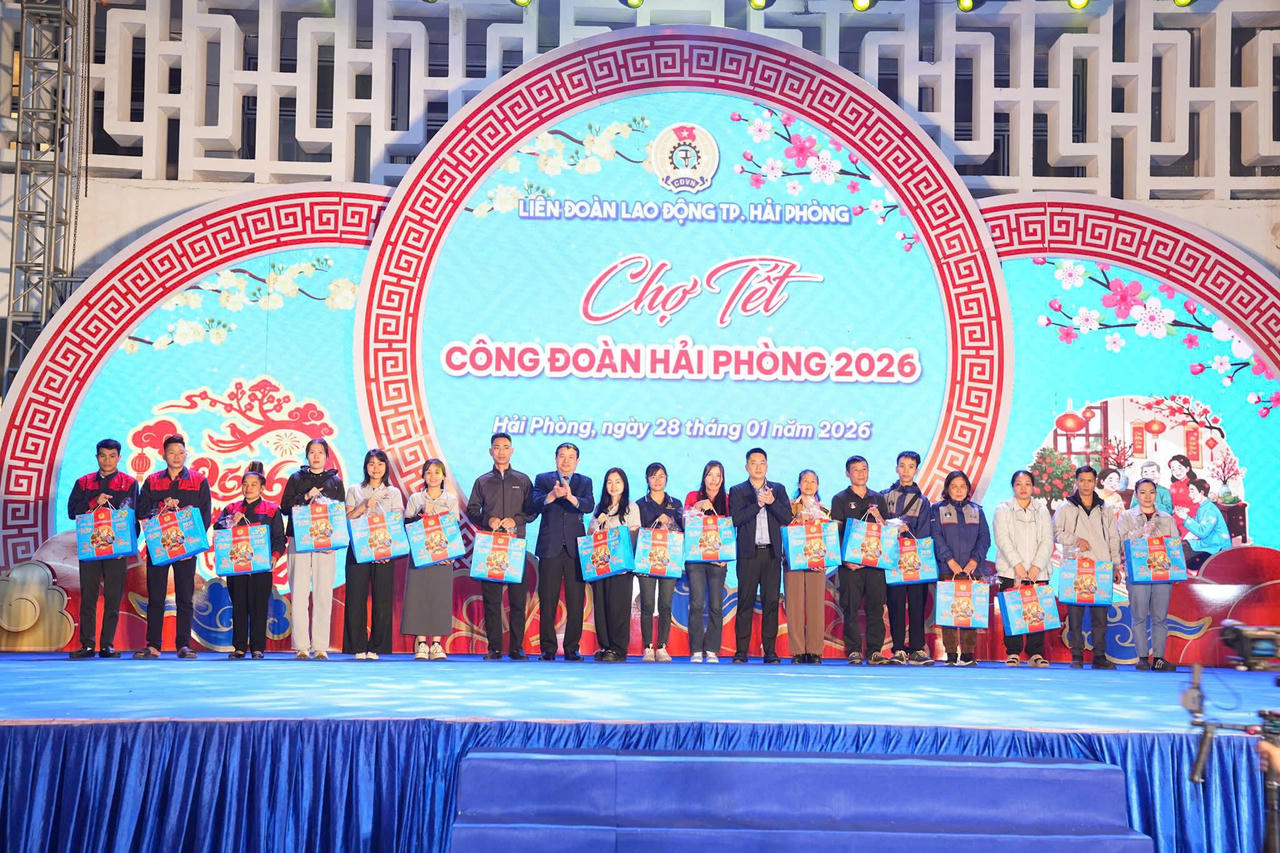 Công đoàn Hải Phòng chăm đời sống người lao động dịp Tết đến, Xuân về
