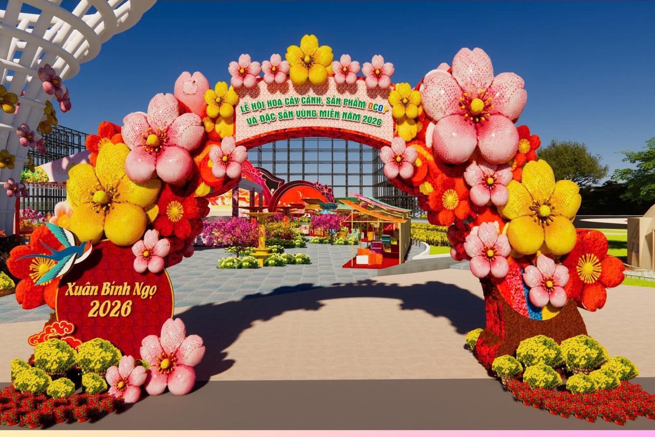 Sắp diễn ra Lễ hội Hoa cây cảnh, sản phẩm OCOP và đặc sản vùng miền năm 2026