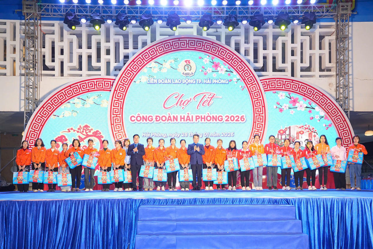 Công đoàn Hải Phòng chăm đời sống người lao động dịp Tết đến, Xuân về