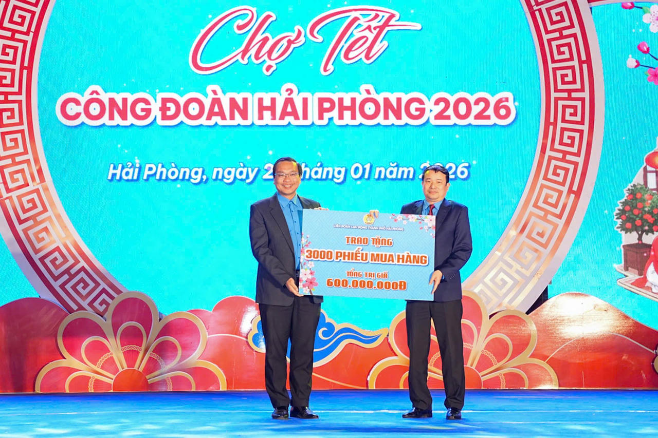 Công đoàn Hải Phòng chăm đời sống người lao động dịp Tết đến, Xuân về